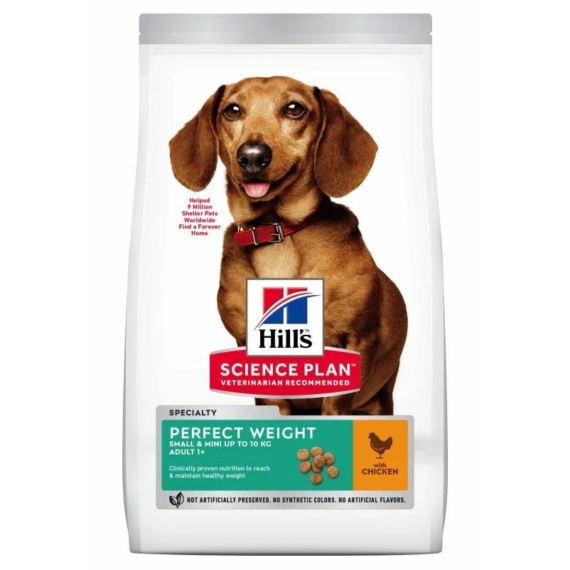 Hills Science Plan Canine Adult Perfect Weight Small&Miniature 1.5 kg – száraz kutyatáp