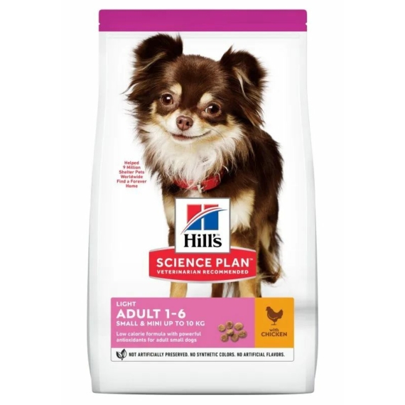 Hills Science Plan Canine Adult Small&Miniature Light Chicken 1.5 kg – száraz kutyatáp