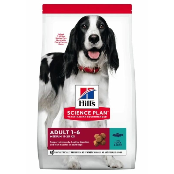 Hills Science Plan Canine Adult Tuna & Rice 2.5 kg – száraz kutyatáp