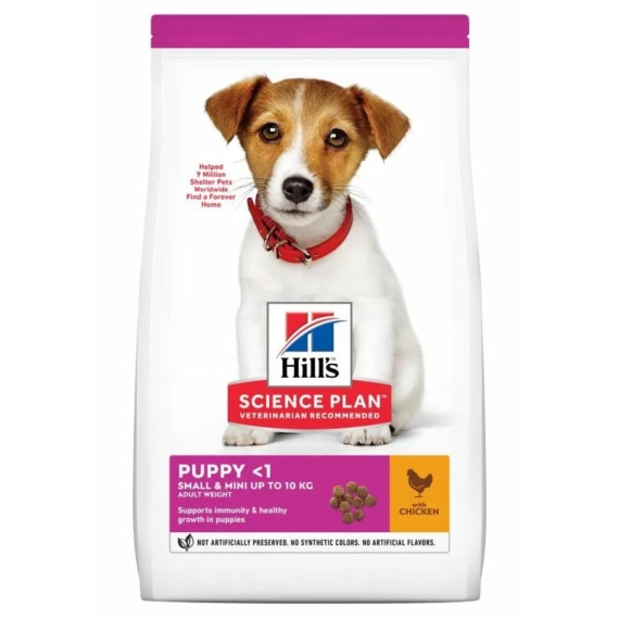 Hills Science Plan Canine Puppy Small&Miniature Chicken 300 g – száraz kutyatáp