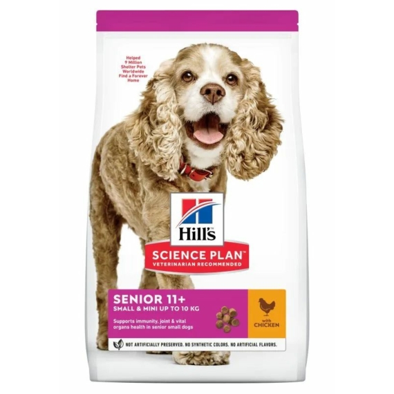 Hills Science Plan Canine Senior Small&Miniature Chicken 1.5 kg – száraz kutyatáp
