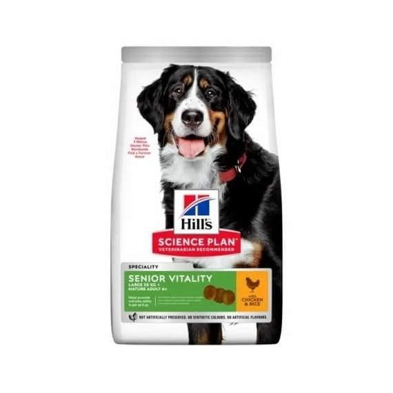 Hills Science Plan Canine Senior Vitality Large breed Chicken 2.5kg – száraz kutyatáp