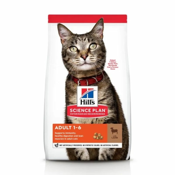 Hills Science Plan Feline Adult Lamb&Rice 3 kg – száraz macskatáp