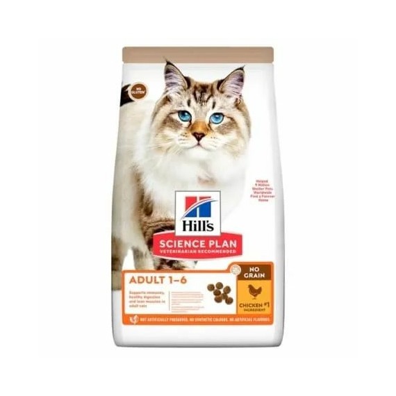 Hills Science Plan Feline Adult Nograin Chicken 300g – száraz macskatáp