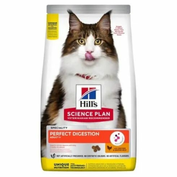 Hills Science Plan Feline Adult Perfect Digestion 300g – száraz macskatáp