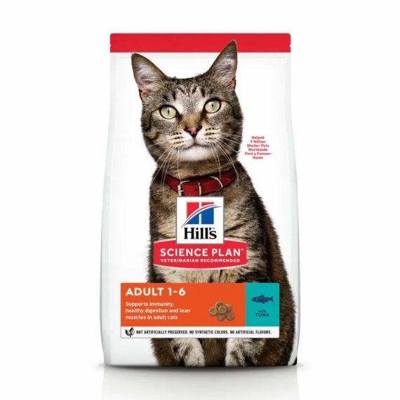 Hills Science Plan Feline Adult Tuna 10 kg – száraz macskatáp