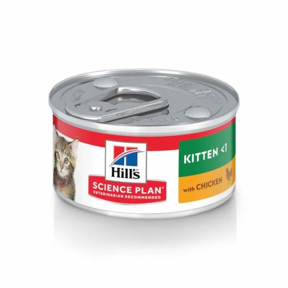 Hills Science Plan Feline Kitten Chicken Konzerv 82 g – konzerves macskaeledel