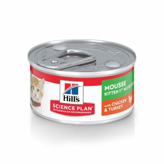 Hills Science Plan Feline Kitten Mousse Konzerv 82 g – konzerves macskaeledel