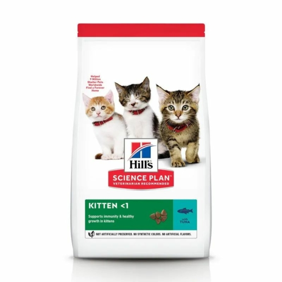 Hills Science Plan Feline Kitten Tuna 300 g – száraz macskatáp