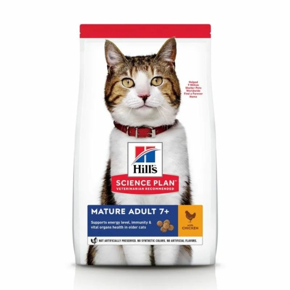 Hills Science Plan Feline Mature Chicken 300 g – száraz macskatáp