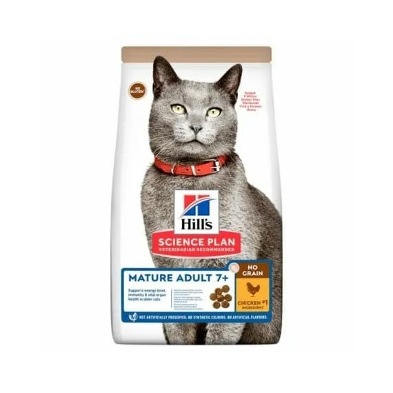 Hills Science Plan Feline Mature Nograin Chicken 1.5kg – száraz macskatáp