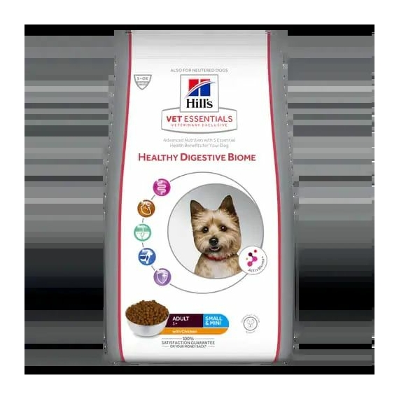 Hills VET Essentials Canine Adult Healthy Biome Small&Miniature 2kg – száraz kutyatáp