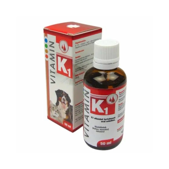 Hydrovit K1 oldat 50 ml – táplálékkiegészítő kutyáknak
