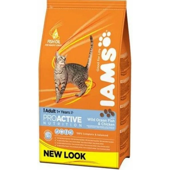 Iams Cat Adult Ocean Fish macskatáp 10kg – száraz macskatáp