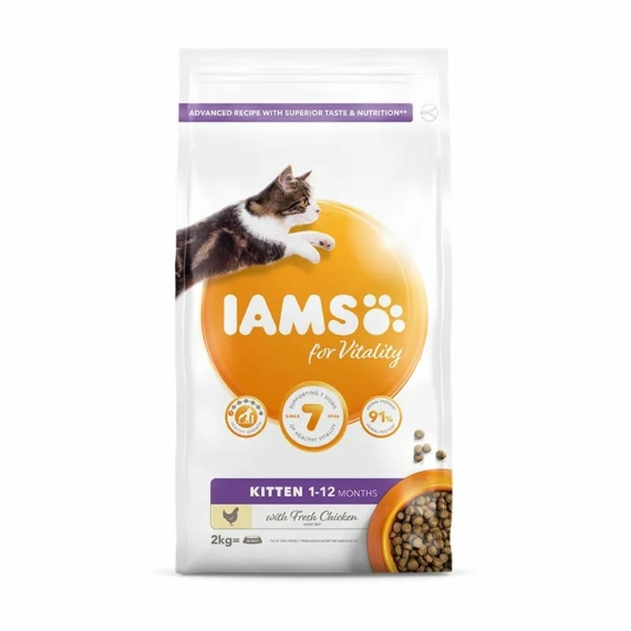 Iams Cat Kitten csirke macskatáp 2kg – száraz macskatáp