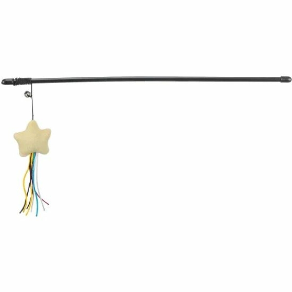 Játék Rúd Csillaggal, Műanyag/Plüss, Macskamentával, 46cm – kutyajáték