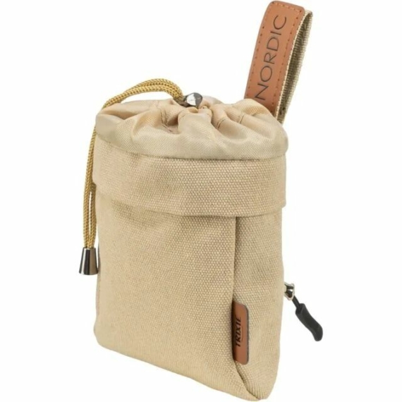 Jutalomfalat tartó táska BE NORDIC 10x14cm homok – jutalomfalat kutyáknak