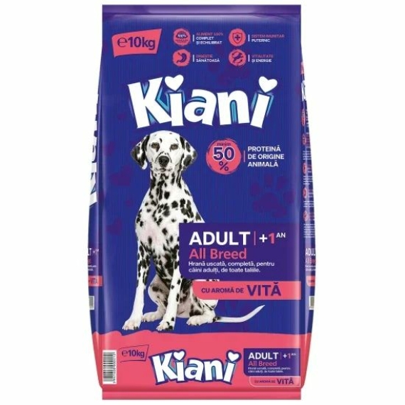 Kiani kutya száraztáp marha 10kg – száraz kutyatáp