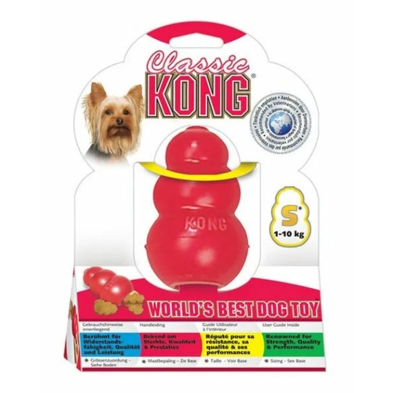 Kong Játék Classic Harang Piros Kicsi – kutyajáték