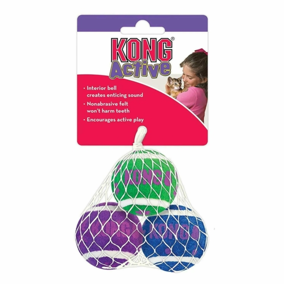 Kong Játék Macskának Teniszlabda Csengővel 3,8cm – kutyajáték