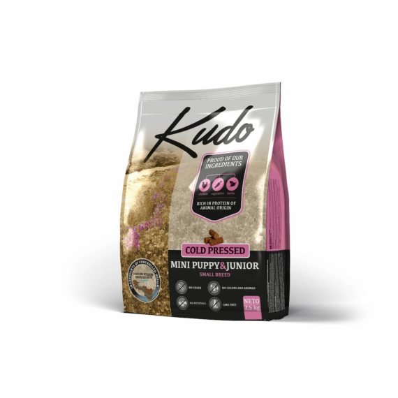 Kudo Puppy&Junior Mini 2,5Kg – száraz kutyatáp