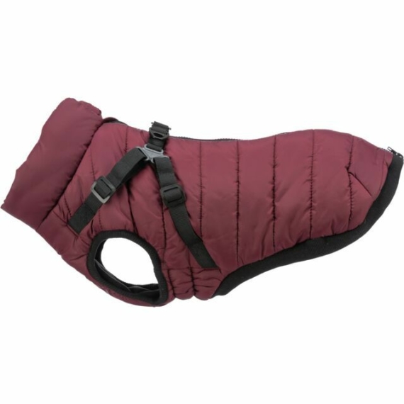 Kutyaruha Pirou téli hámmal S 40cm bordó