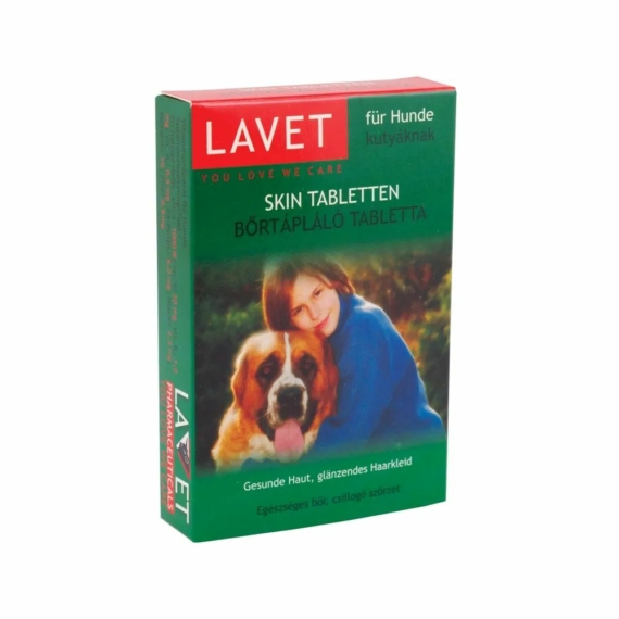Lavet Bőrtápláló tabletta kutya – táplálékkiegészítő kutyáknak