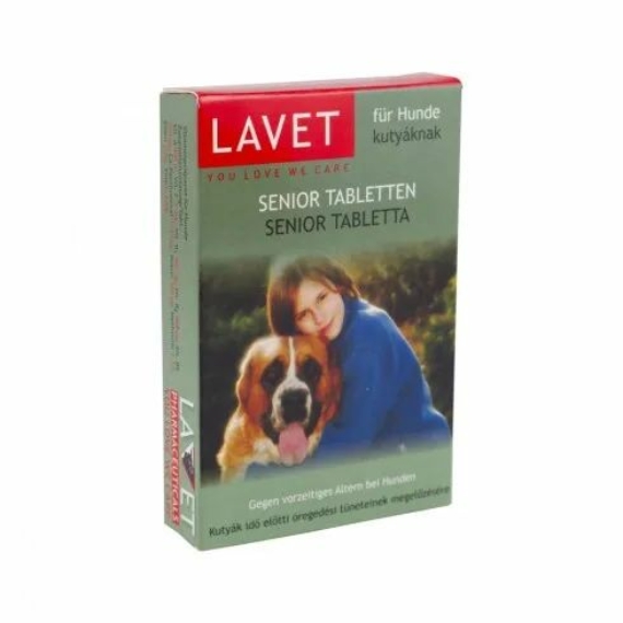 Lavet Senior tabletta kutya – táplálékkiegészítő kutyáknak