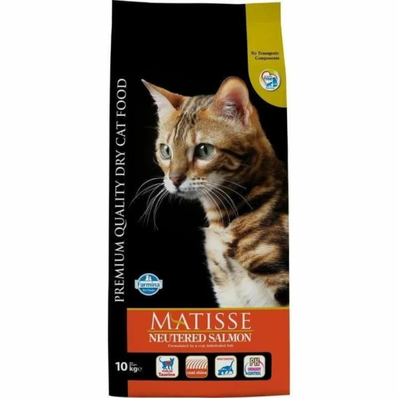 Matisse Neutered Salmon 10kg – száraz macskatáp