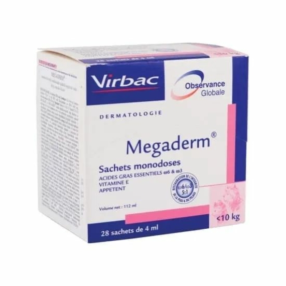 Megaderm kondicionáló 4 ml 28x – táplálékkiegészítő kutyáknak