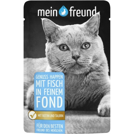 Mein Freund Cat Adult Alutasak Hal 100g – konzerves macskaeledel