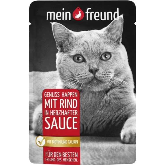 Mein Freund Cat Adult Alutasak Marha 100g – konzerves macskaeledel