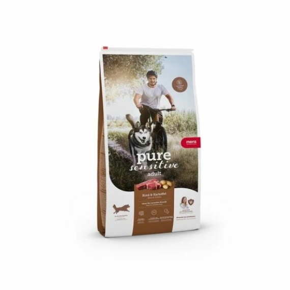 Mera Dog Pure Sensitive Adult Fresh Meat Beef & Potato High Protein kutyatáp 12,5kg – száraz kutyatáp