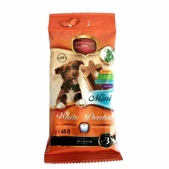 Milario Dental Stick 45g – jutalomfalat kutyáknak