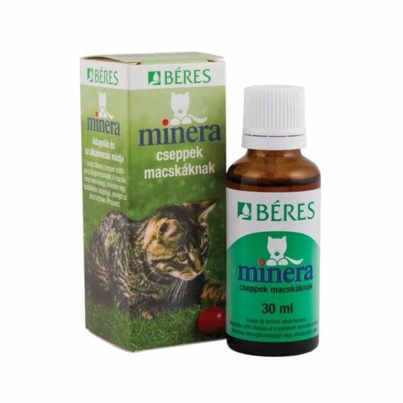 Minera csepp macskának 30 ml – táplálékkiegészítő macskáknak