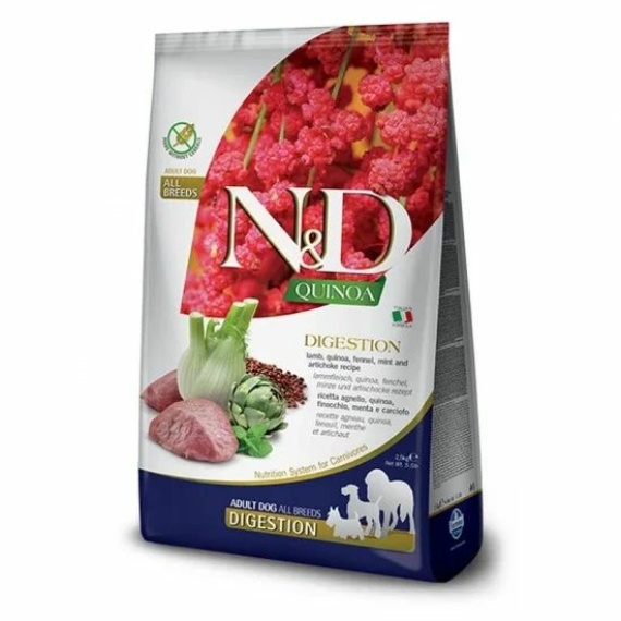 N&D Dog Quinoa Digestion bárány medium/maxi 7kg – száraz kutyatáp