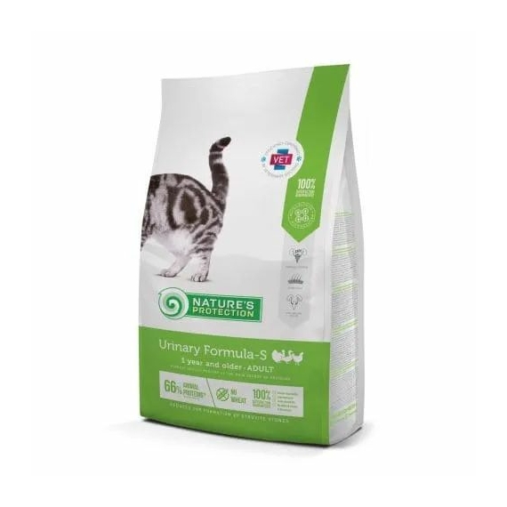 Natures Protection Cat Urinary Formula-S Poultry Adult 2kg – száraz macskatáp