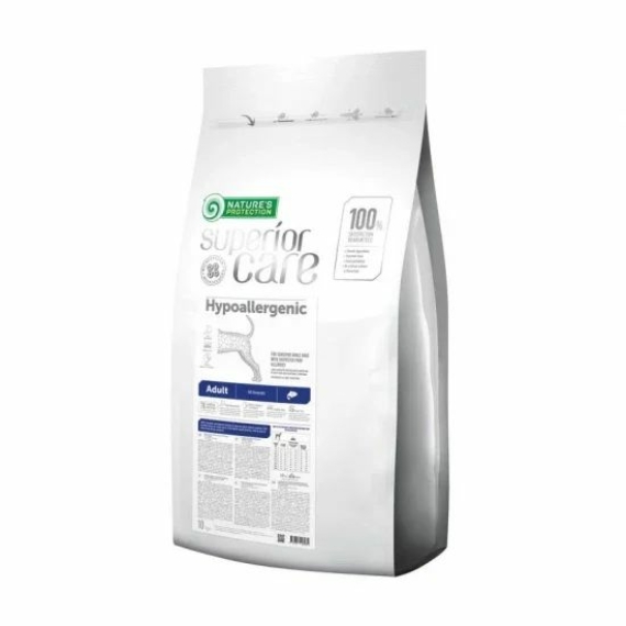 Natures Protection Dog Adult SC Grain Free Hypoallergenic Salmon 10kg – száraz kutyatáp