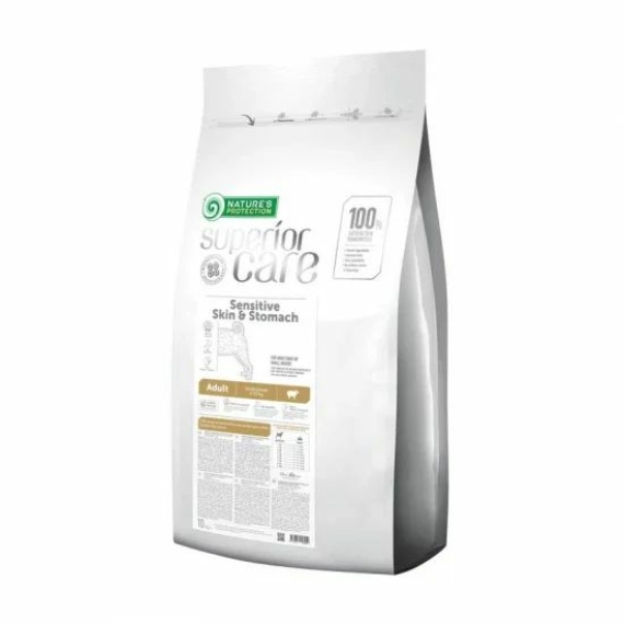 Natures Protection Dog Adult SC Sensitive Skin & Stomach Lamb Small 10kg – száraz kutyatáp