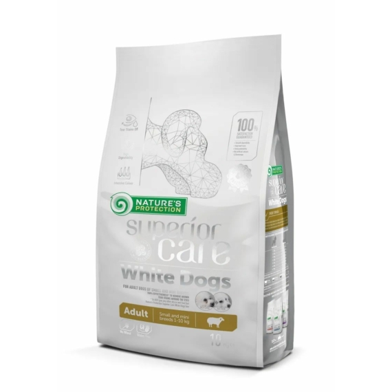 Natures Protection Dog Adult SC White Lamb Small&mini 10kg – száraz kutyatáp