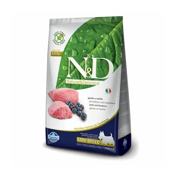 N&D Dog Prime Bárány&áfonya Adult Mini 7kg – száraz kutyatáp