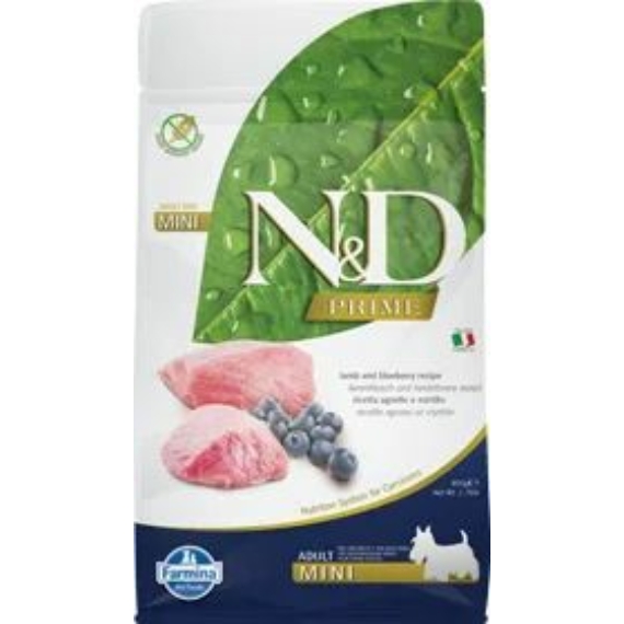 N&D Dog Prime bárány&áfonya adult mini 800g – száraz kutyatáp