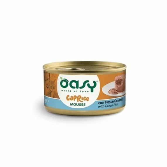 Oasy Cat Konzerv Caprice Mousse Ocean Fish - tengeri hal 85g – konzerves macskaeledel