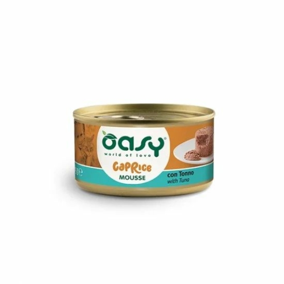 Oasy Cat Konzerv Caprice Mousse Tuna - tonhal 85g – konzerves macskaeledel