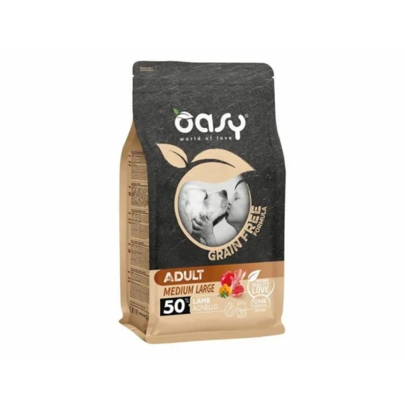 Oasy Dog GF Adult Medium/Large Lamb 2,5kg – száraz kutyatáp