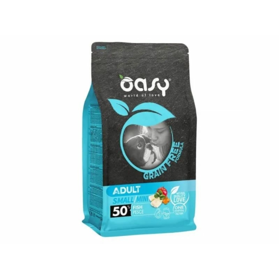 Oasy Dog GF Adult Small/Mini Fish 2,5kg – száraz kutyatáp