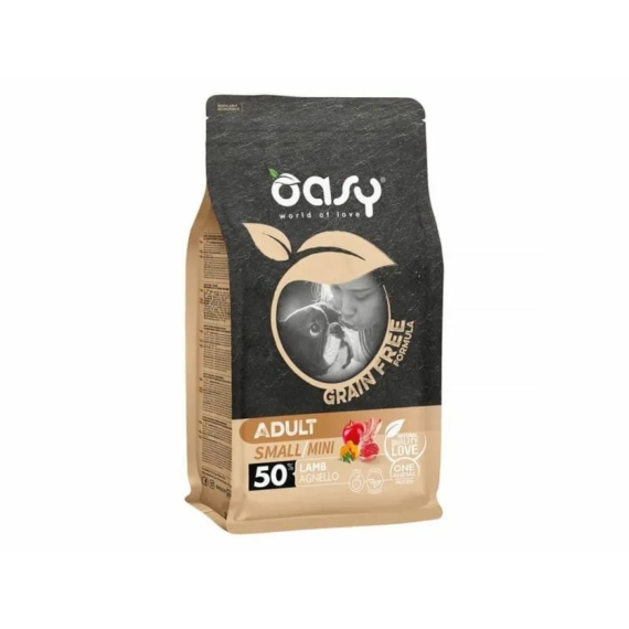 Oasy Dog GF Adult Small/Mini Lamb 800g – száraz kutyatáp