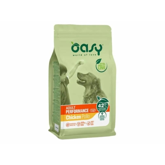 Oasy Dog Lifestage Adult Performance 12kg – száraz kutyatáp