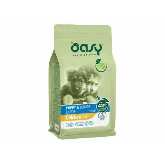 Oasy Dog Lifestage Puppy&Junior Large 12kg – száraz kutyatáp