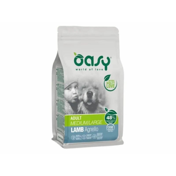 Oasy Dog OAP Adult Medium/Large Lamb 12kg – száraz kutyatáp